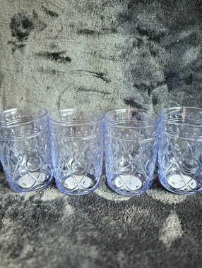 New Way to Celebrate Embossed Bunny Easter Tumbler bundle of 4 plastic 13oz cups